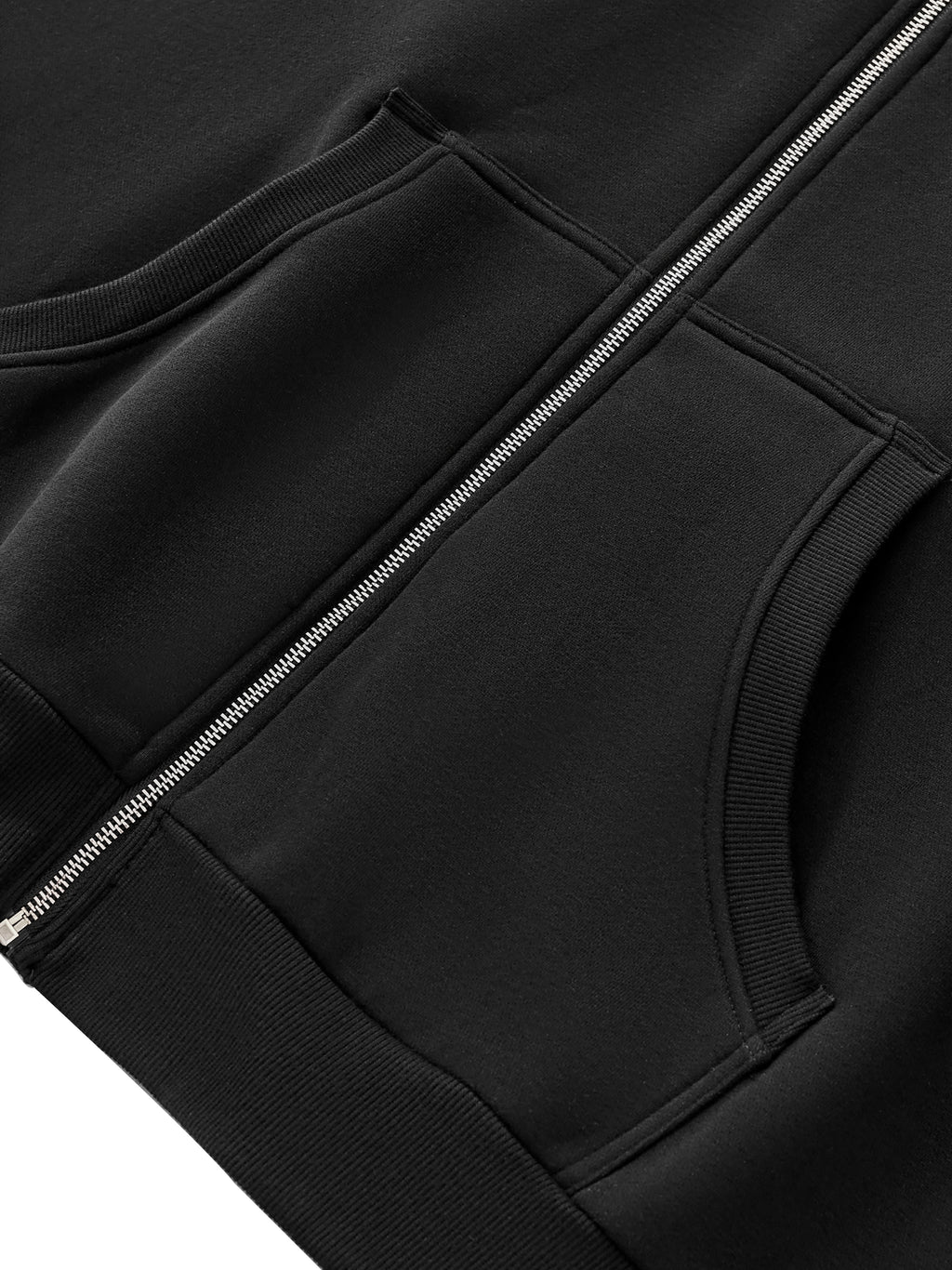 DREJ Core Boxy Zip Hoodie