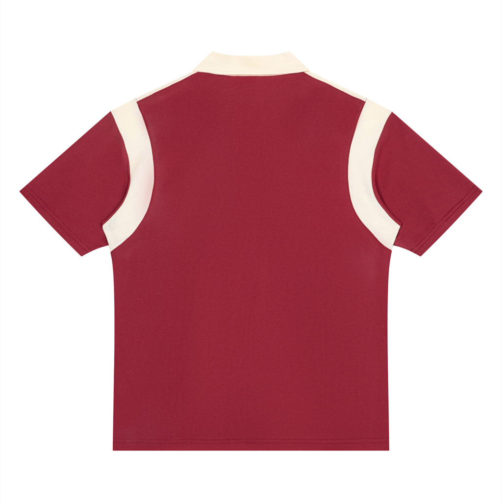 DREJ Contrast Quarter Zip Polo