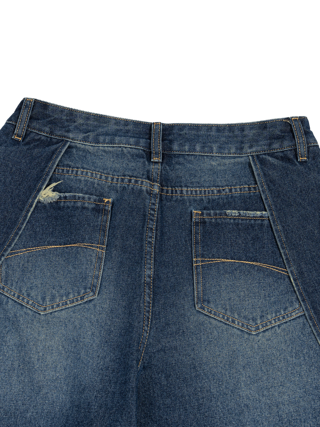 DREJ Studio Wide Denim Shorts