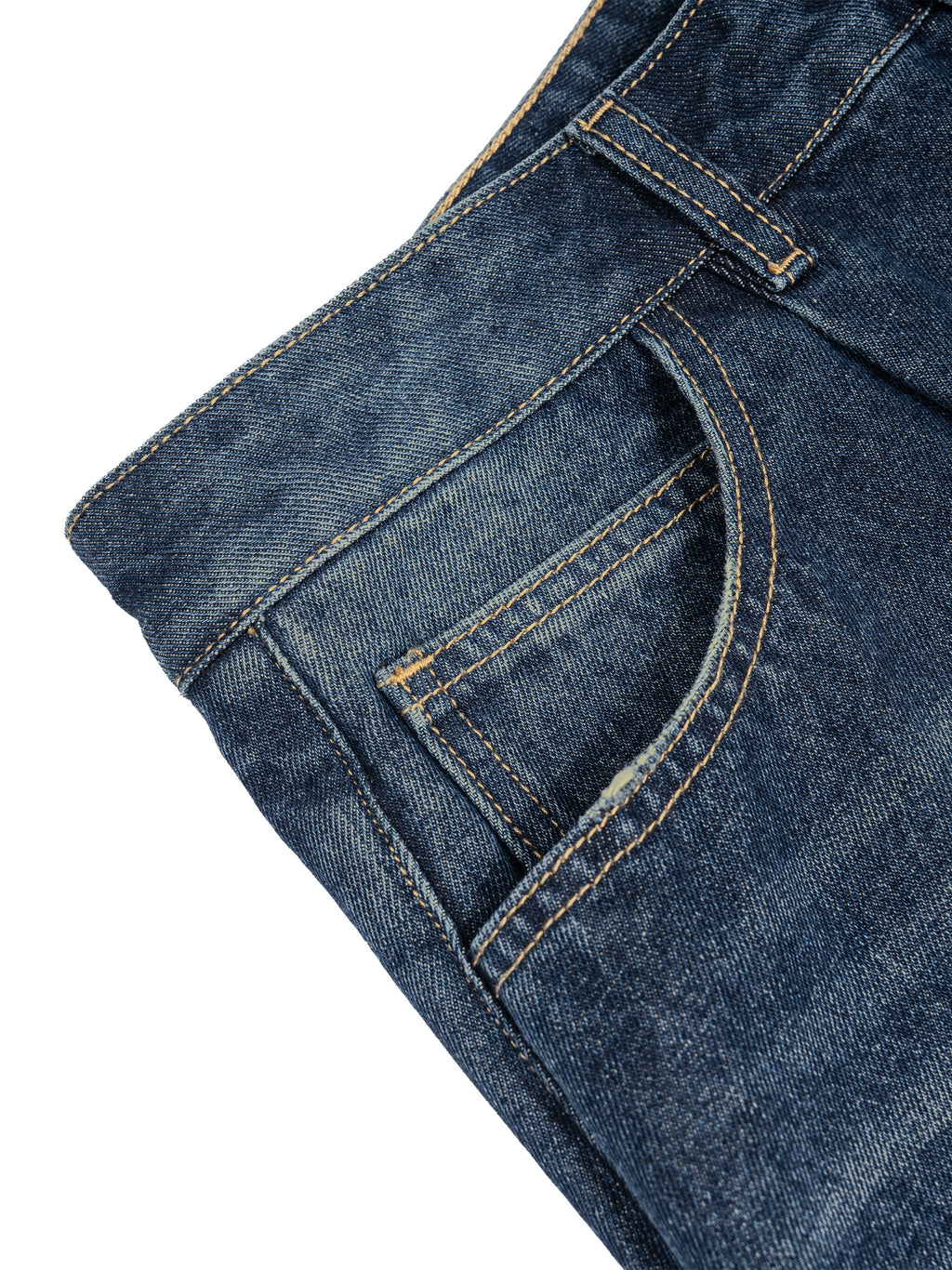 DREJ Studio Wide Denim Shorts