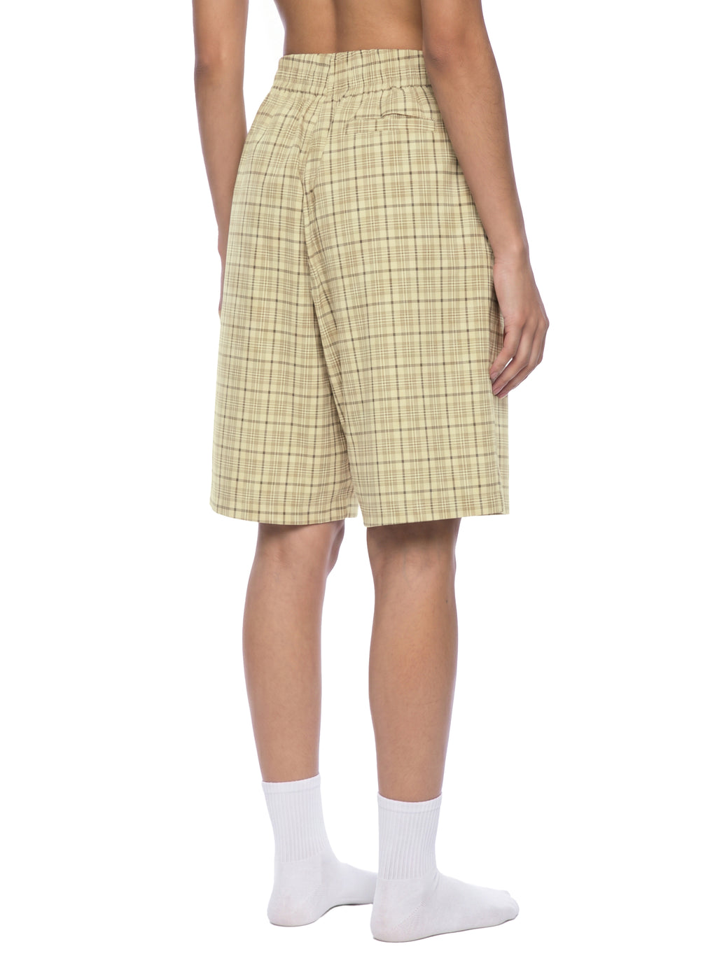 DREJ Studio Plaid Wide Leg Shorts