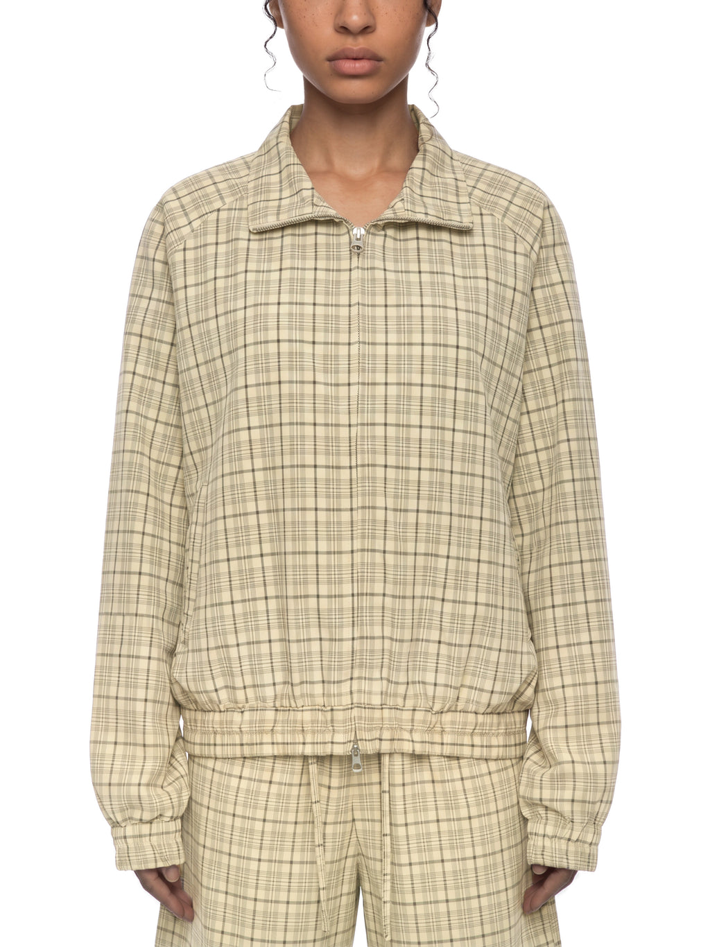 DREJ Studio Plaid Track Jacket