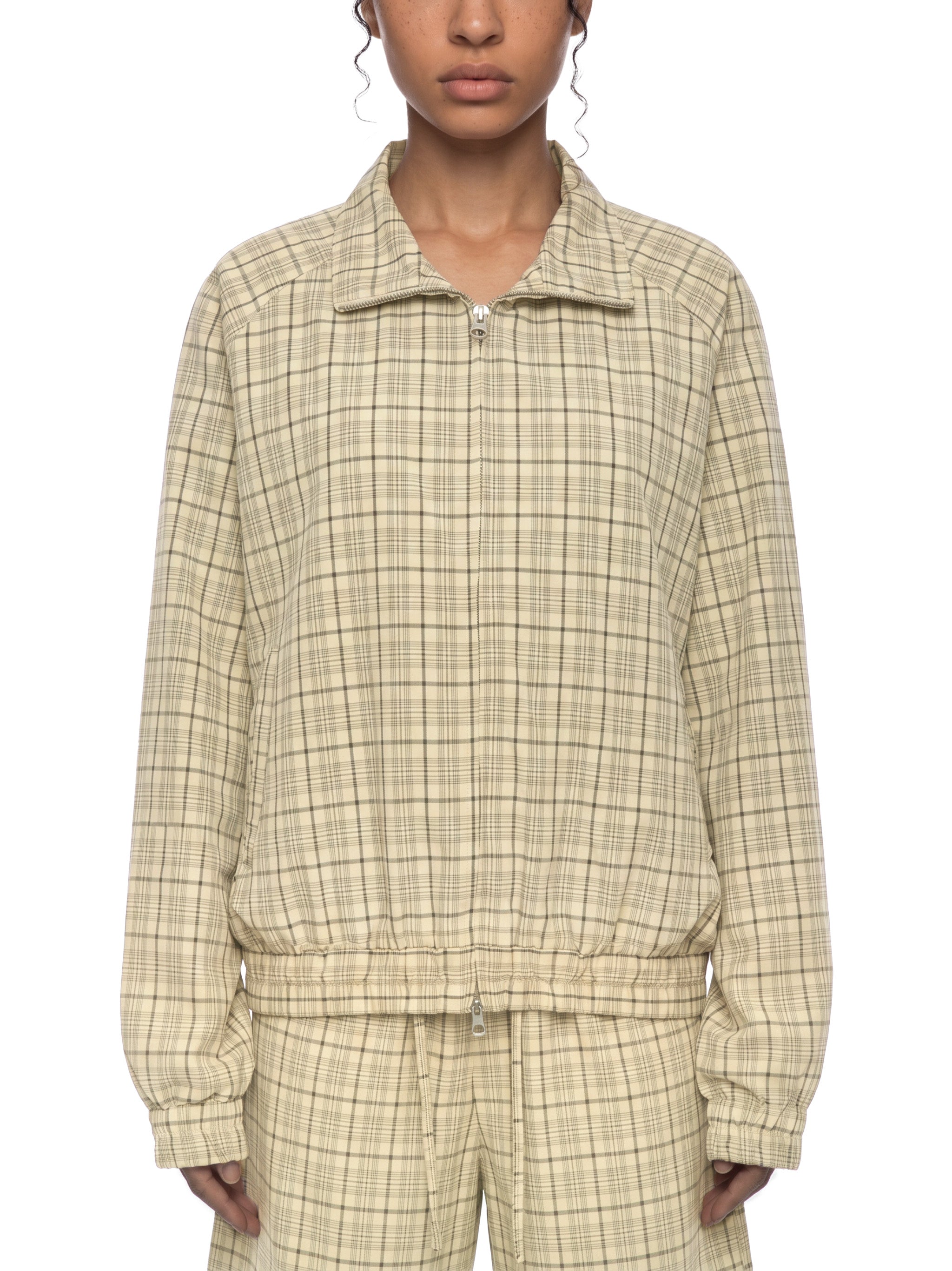 DREJ Studio Plaid Track Jacket
