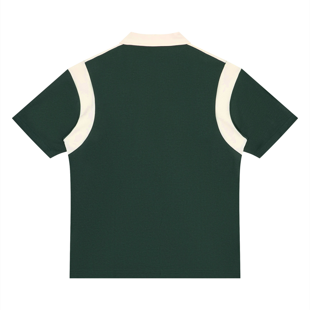 DREJ Contrast Quarter Zip Polo