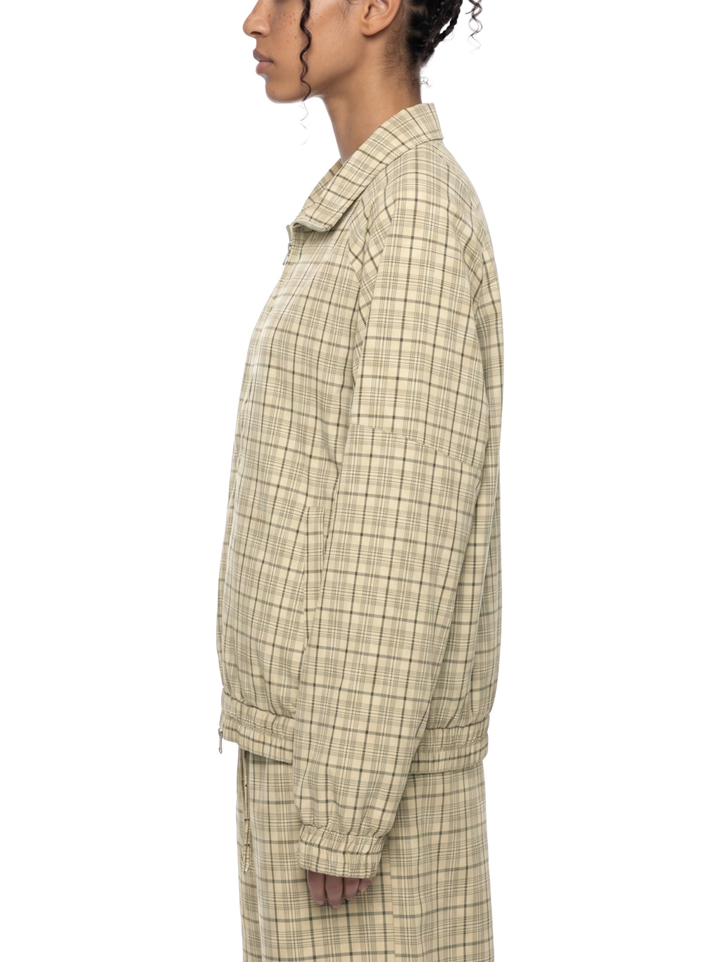 DREJ Studio Plaid Track Jacket