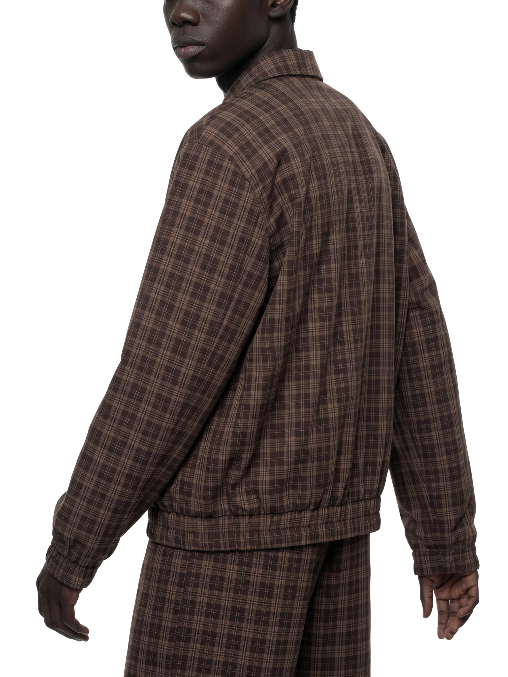 DREJ Studio Plaid Track Jacket