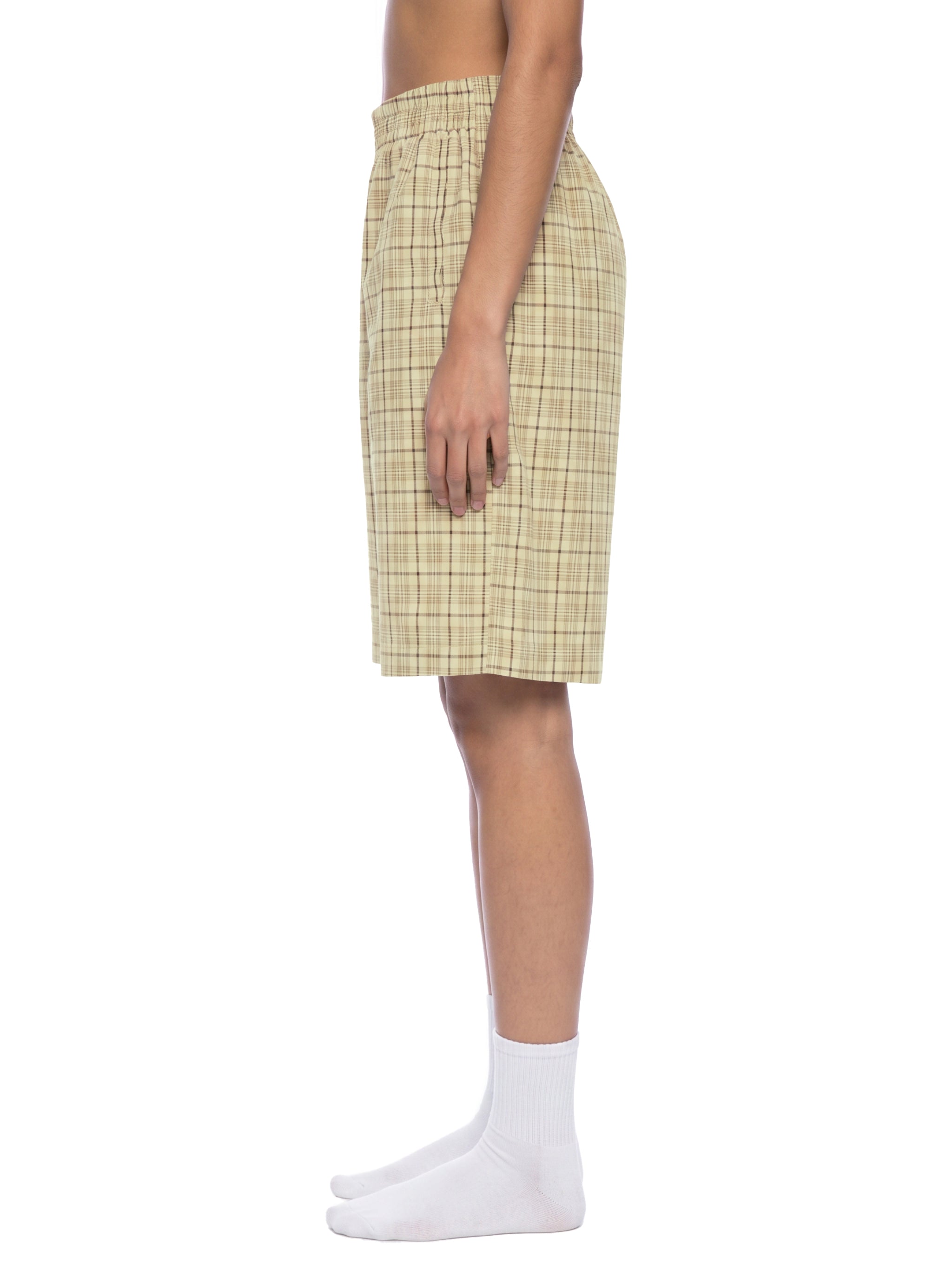 DREJ Studio Plaid Wide Leg Shorts