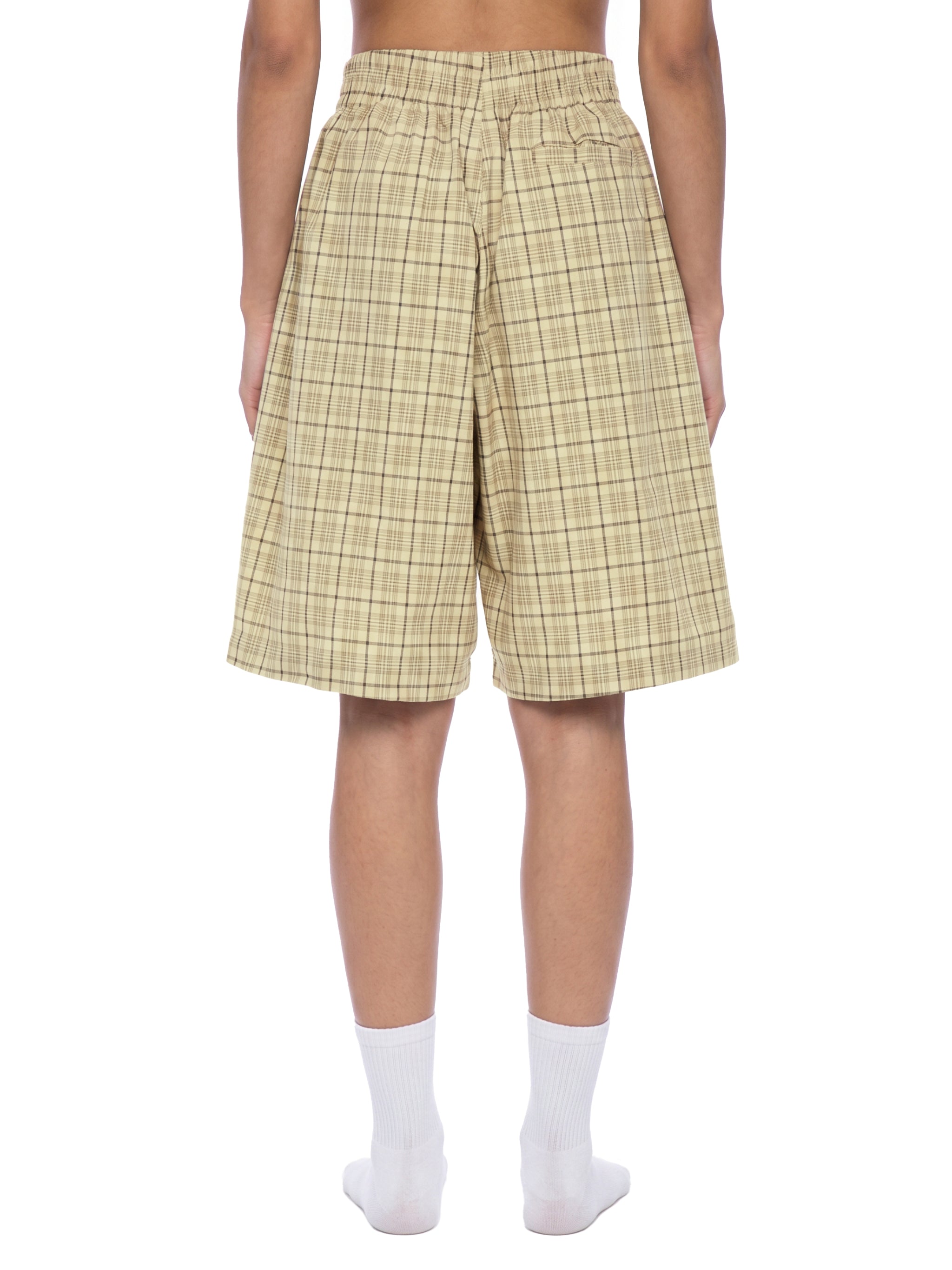 DREJ Studio Plaid Wide Leg Shorts