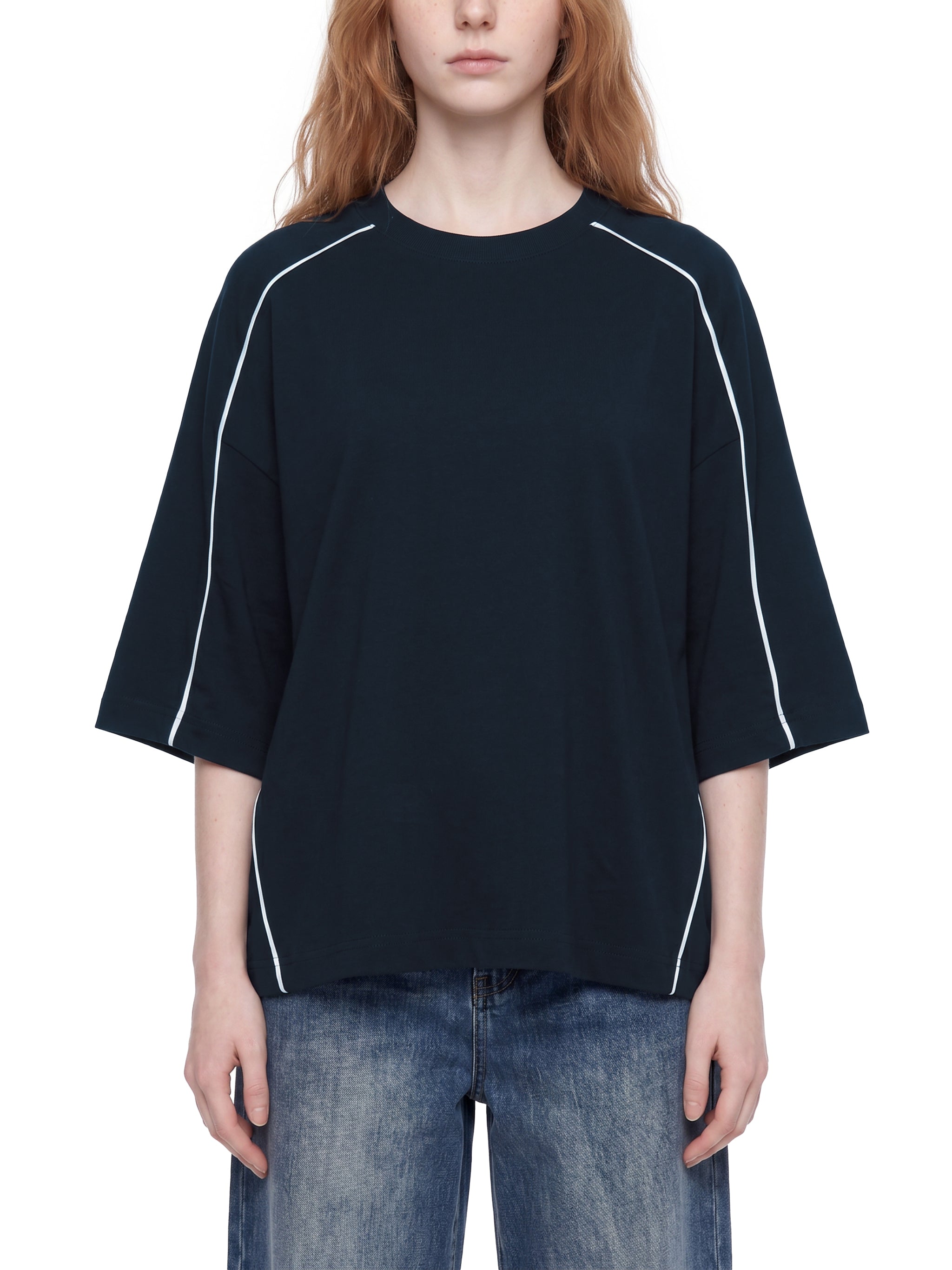 DREJ Flow Piping Tee – Navy