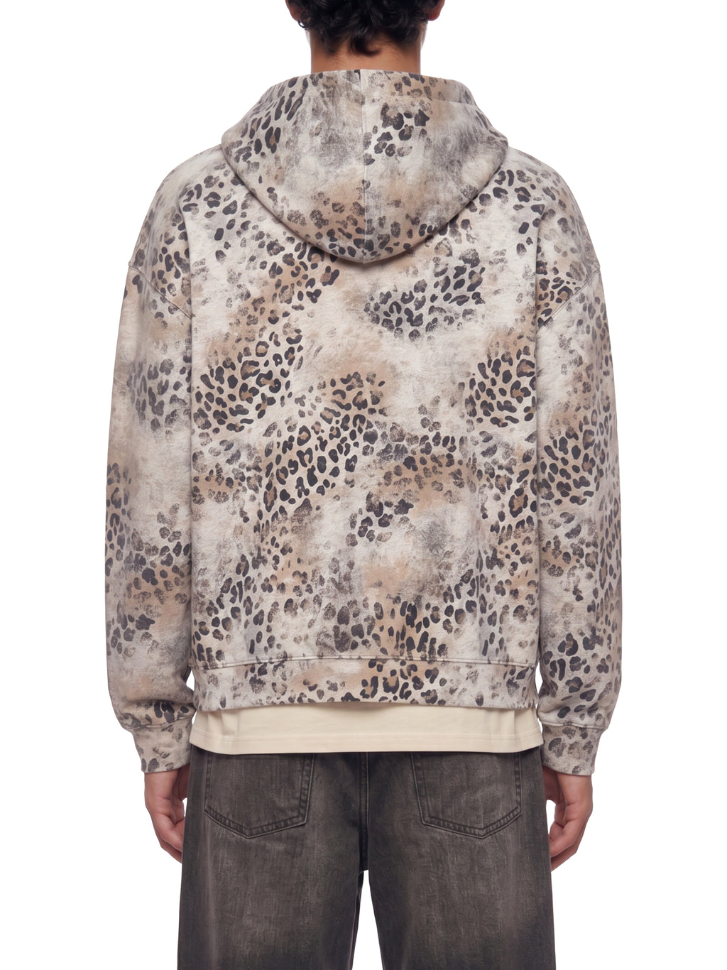 DREJ Studio Vintage Leopard Zip Hoodie