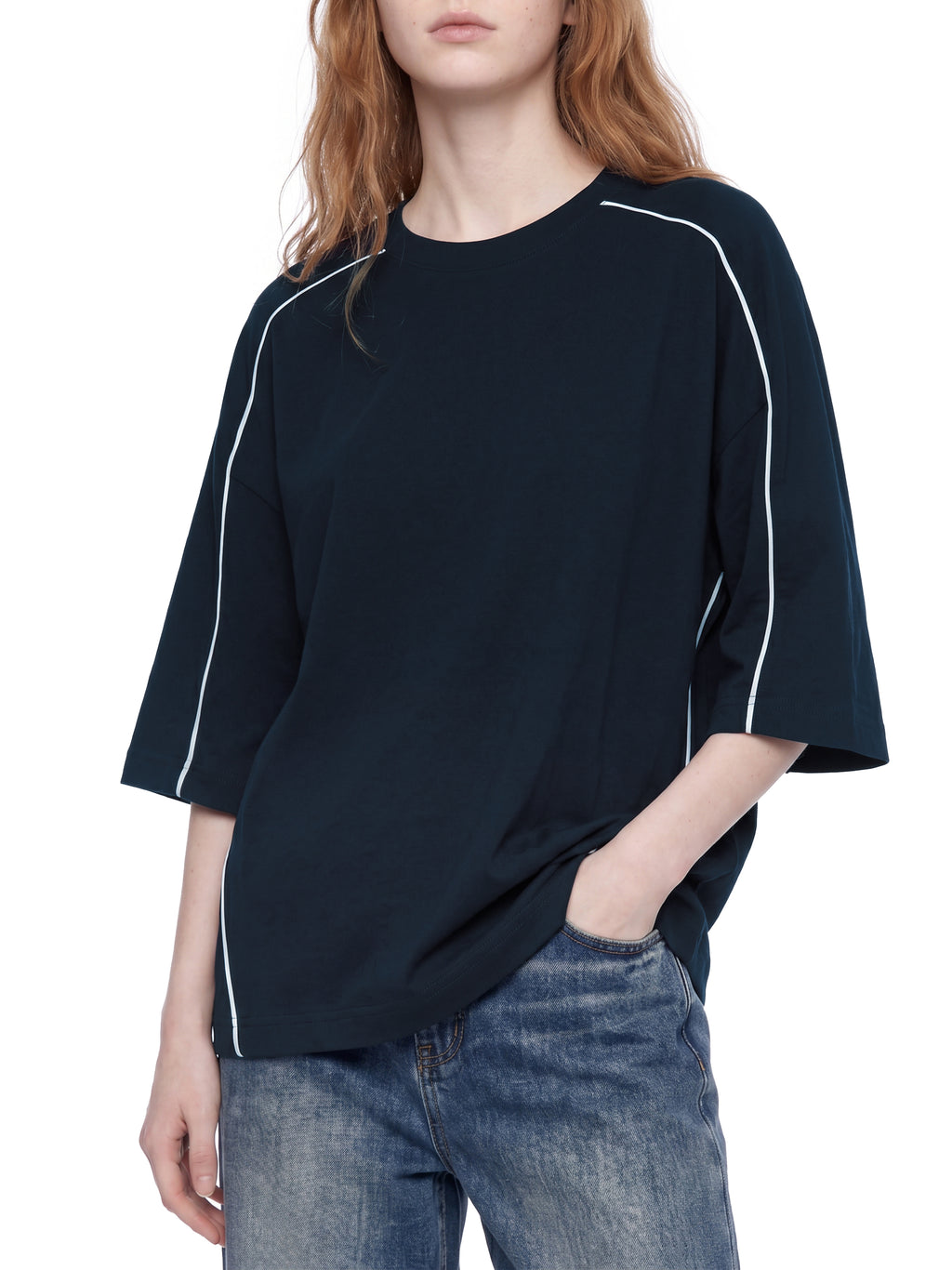 DREJ Flow Piping Tee – Navy