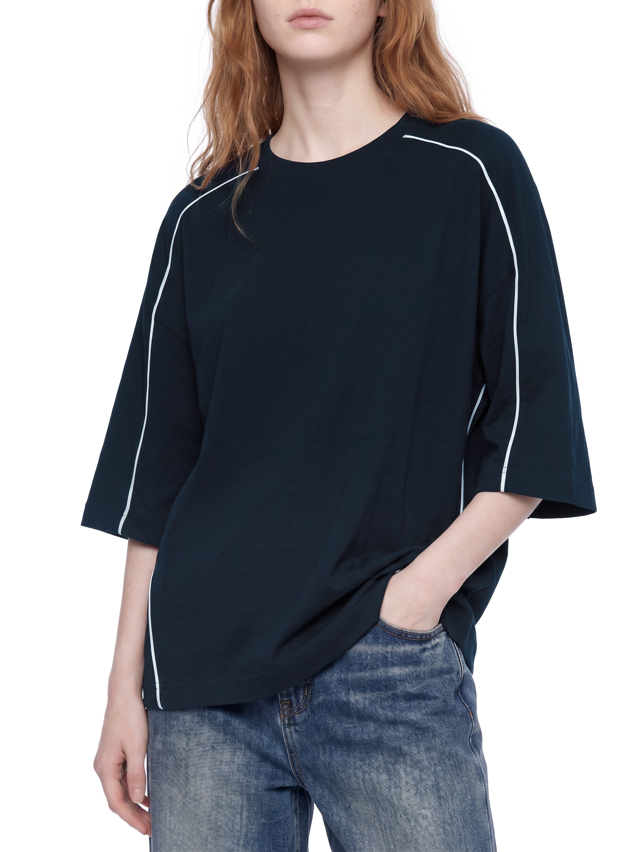 DREJ Flow Piping Tee – Navy