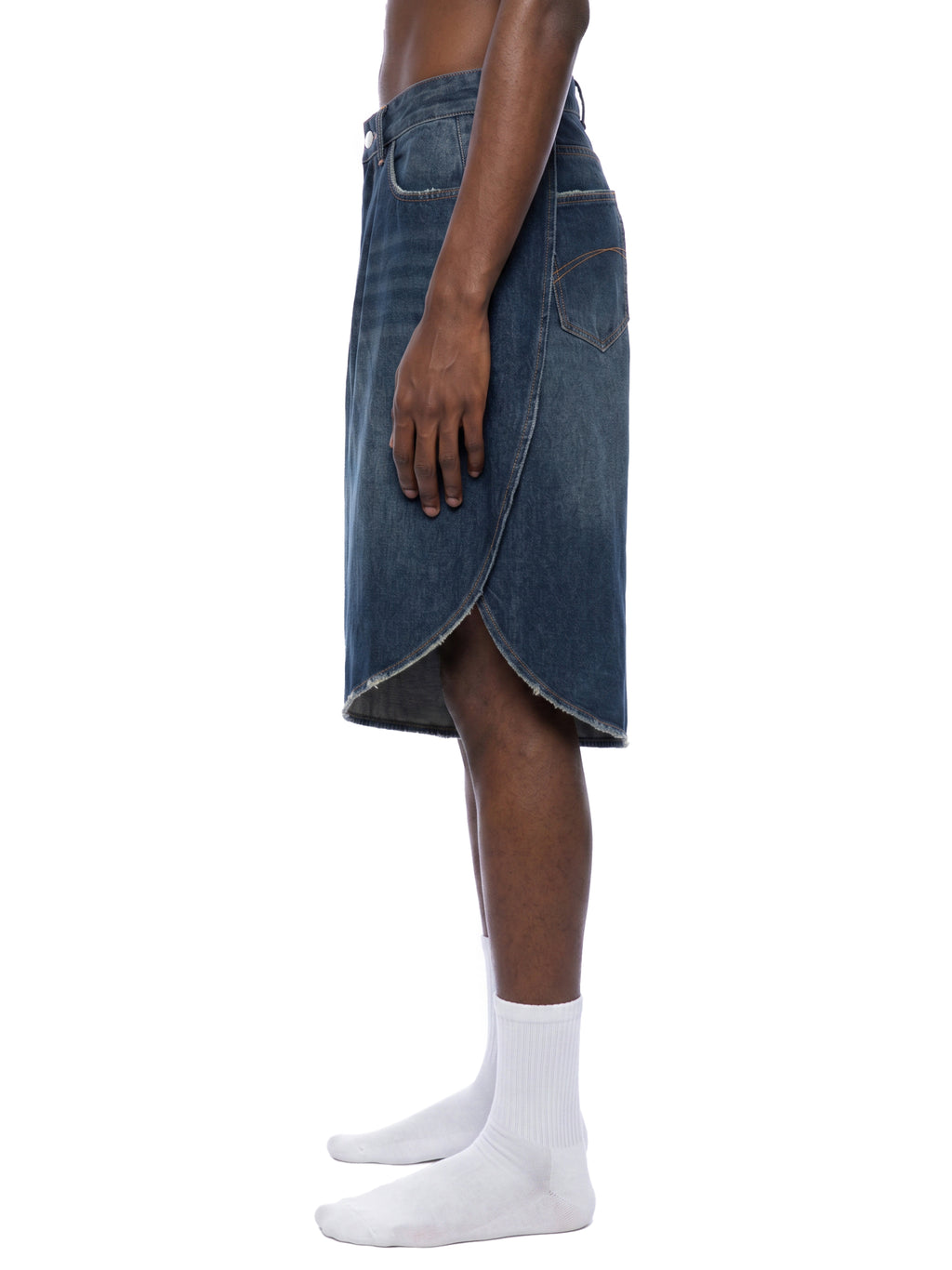 DREJ Studio Wide Denim Shorts