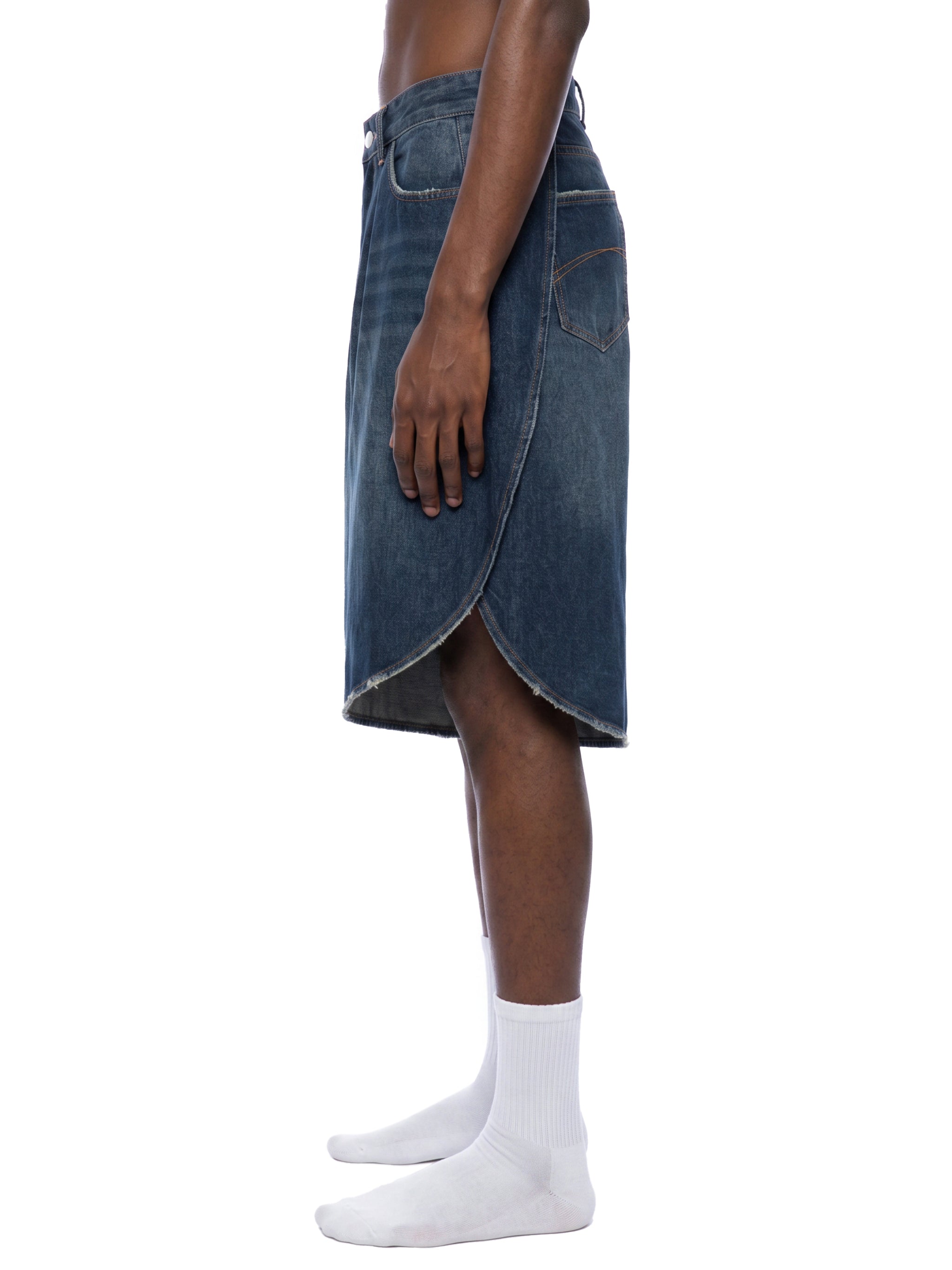 DREJ Studio Wide Denim Shorts