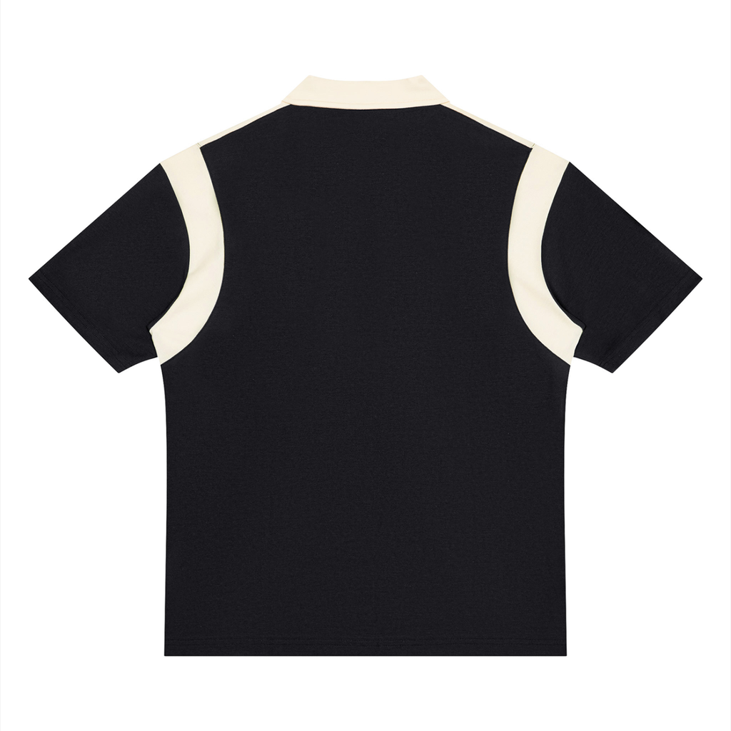 DREJ Contrast Quarter Zip Polo