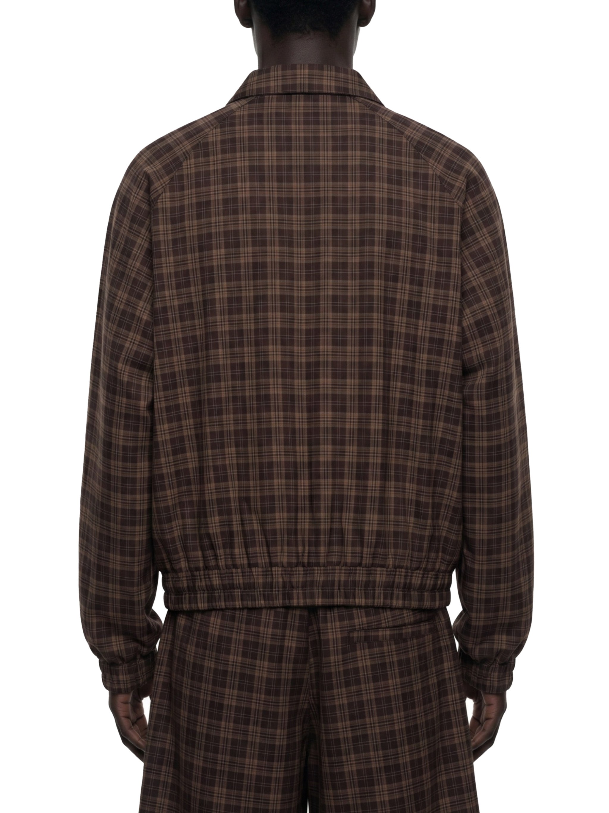 DREJ Studio Plaid Track Jacket