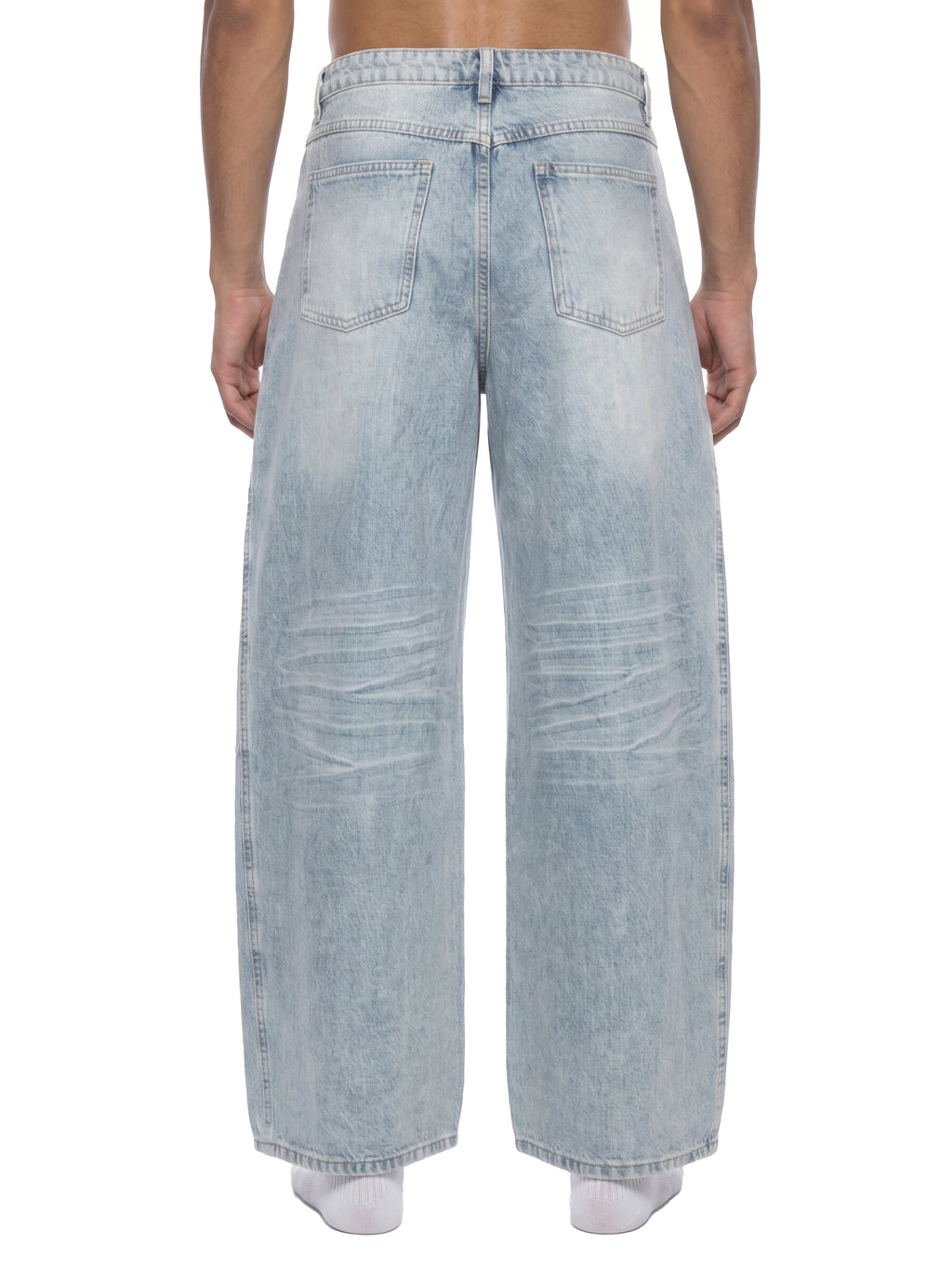 DREJ Studio Wide Leg Jeans Enzyme Wash