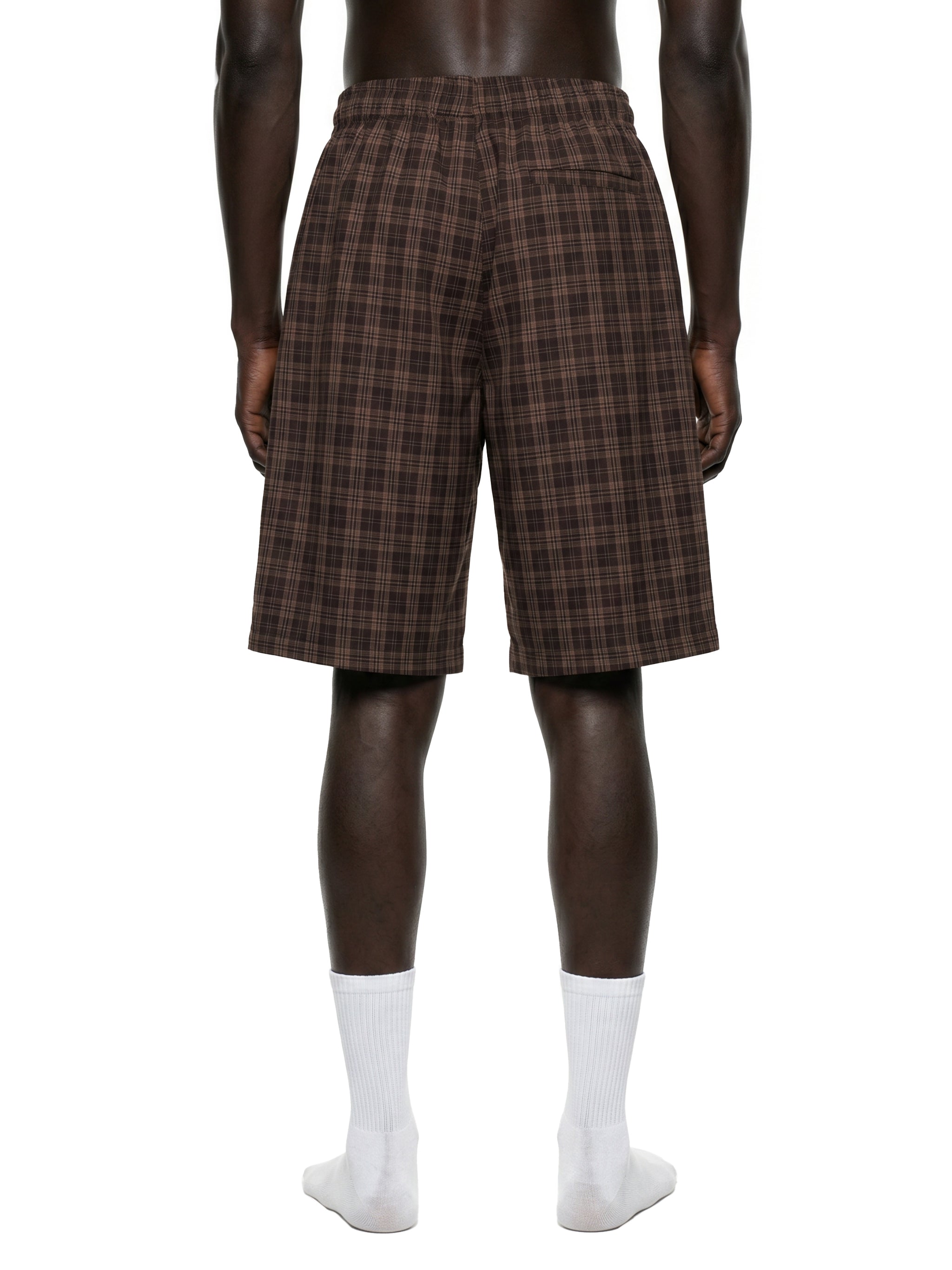 DREJ Studio Plaid Wide Leg Shorts
