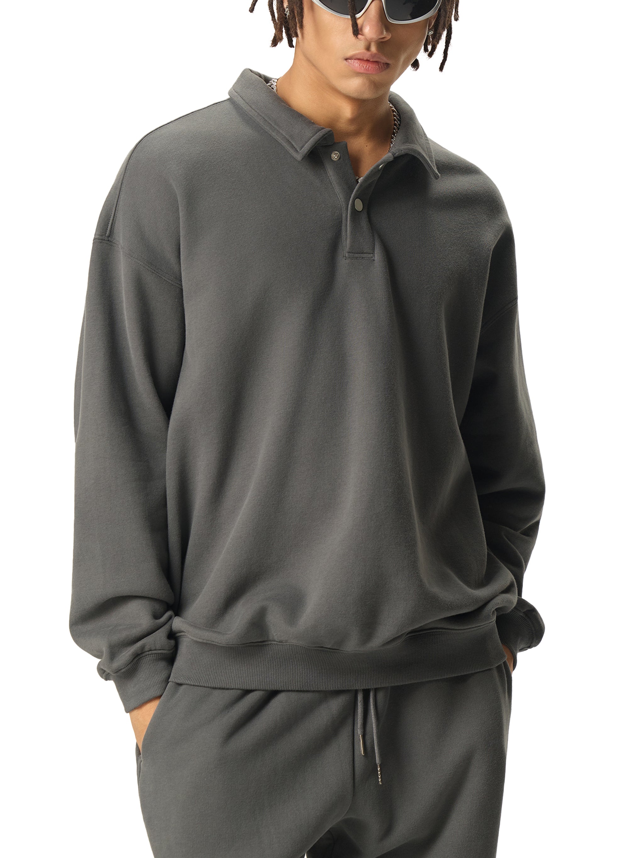 DREJ Heavyweight Polo Sweatshirt