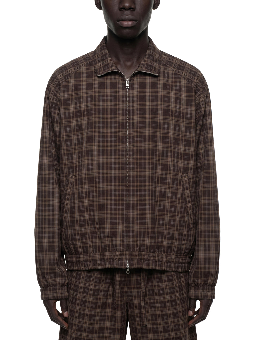DREJ Studio Plaid Track Jacket
