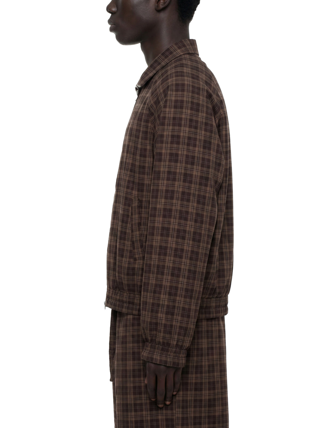 DREJ Studio Plaid Track Jacket