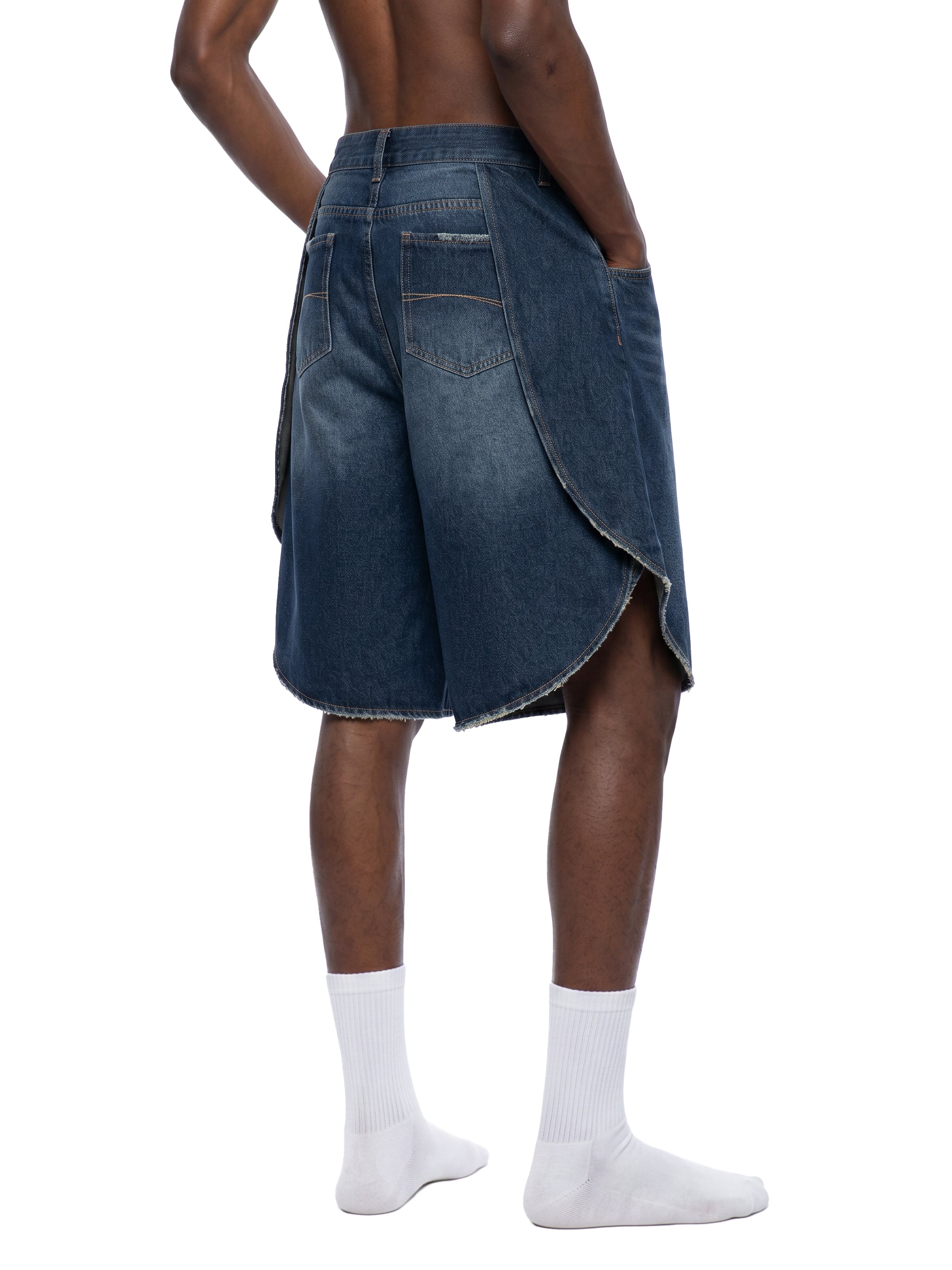 DREJ Studio Wide Denim Shorts