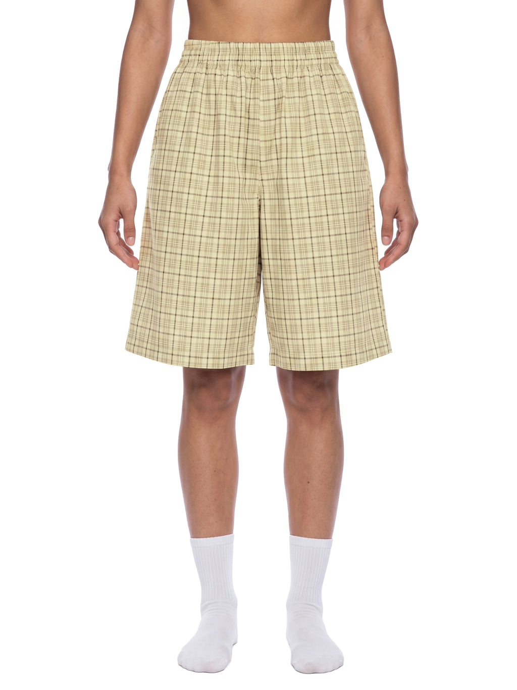 DREJ Studio Plaid Wide Leg Shorts