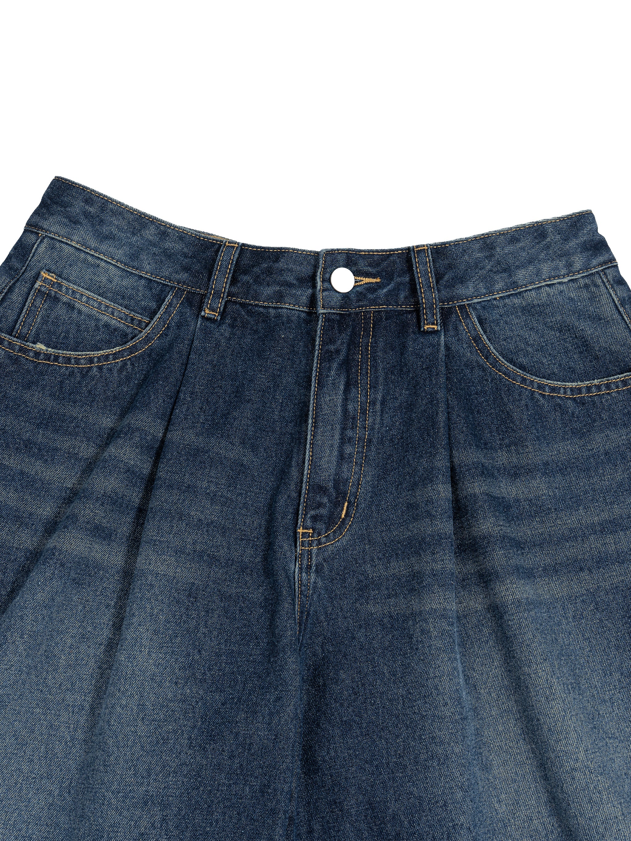 DREJ Studio Wide Denim Shorts