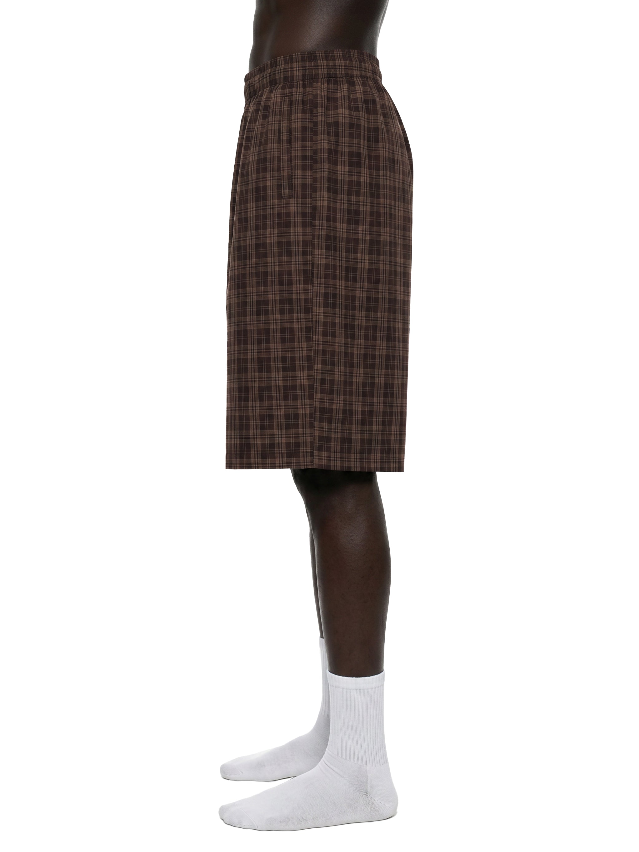 DREJ Studio Plaid Wide Leg Shorts