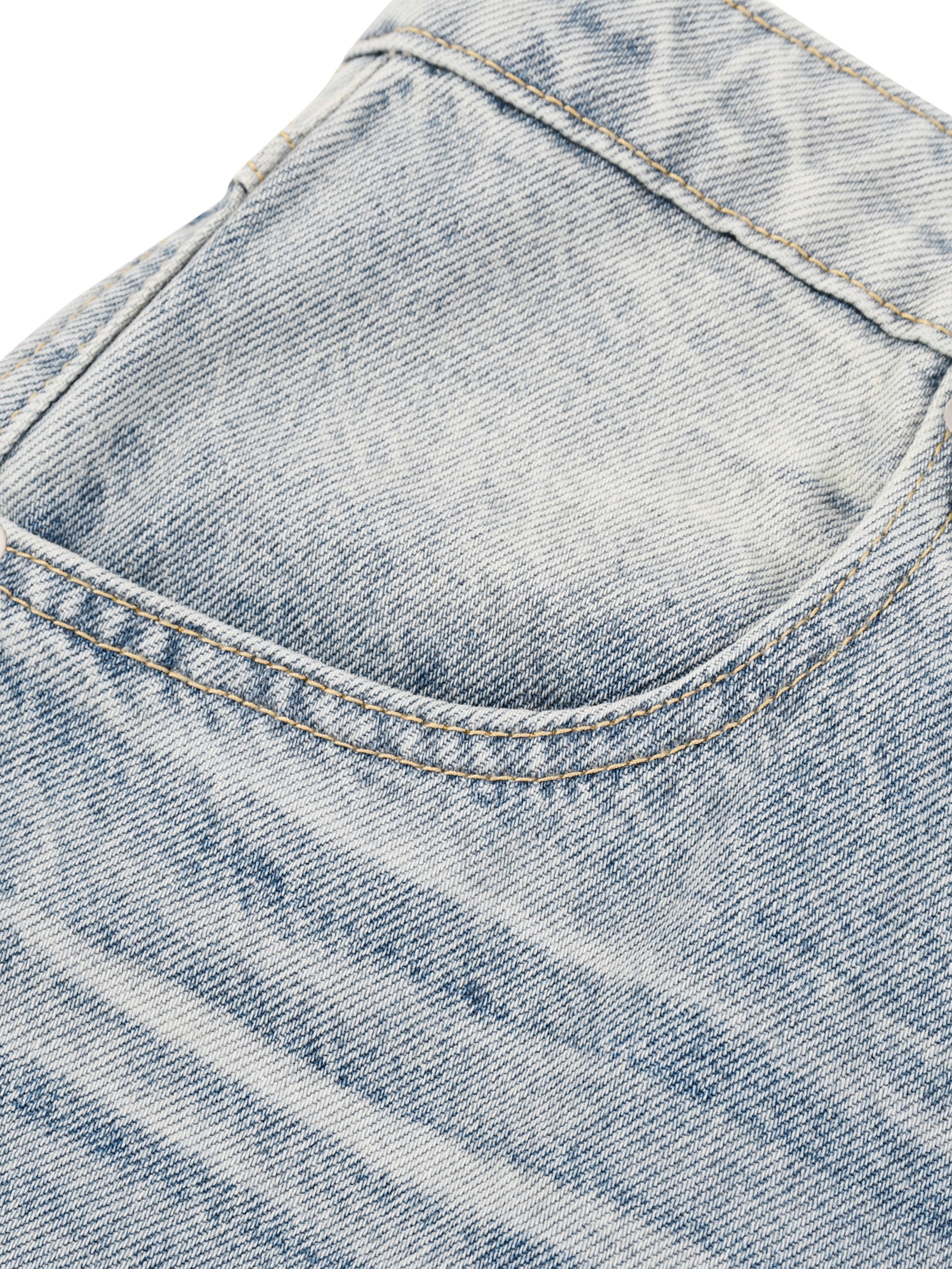 DREJ Studio Wide Leg Jeans Enzyme Wash
