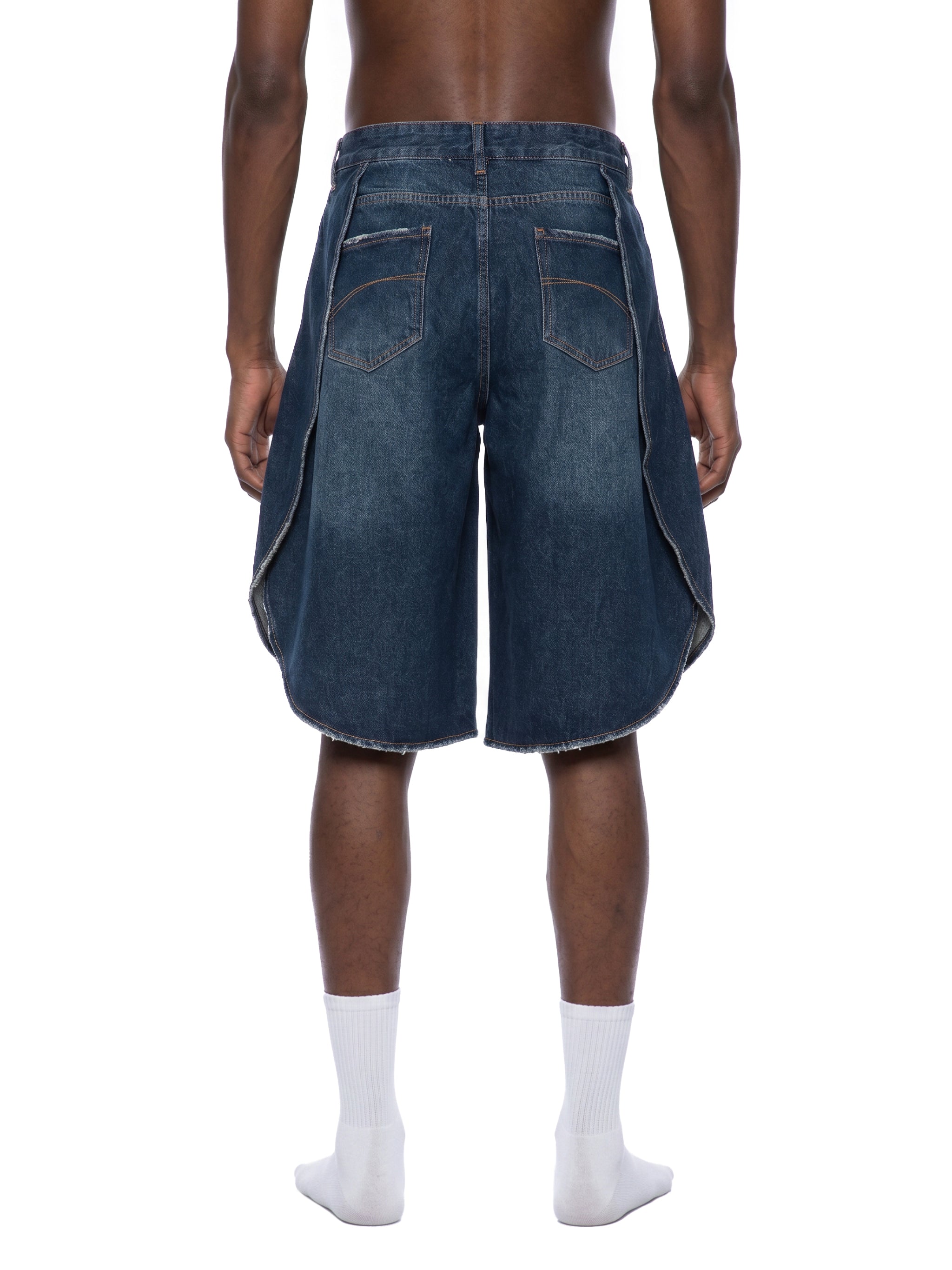 DREJ Studio Wide Denim Shorts
