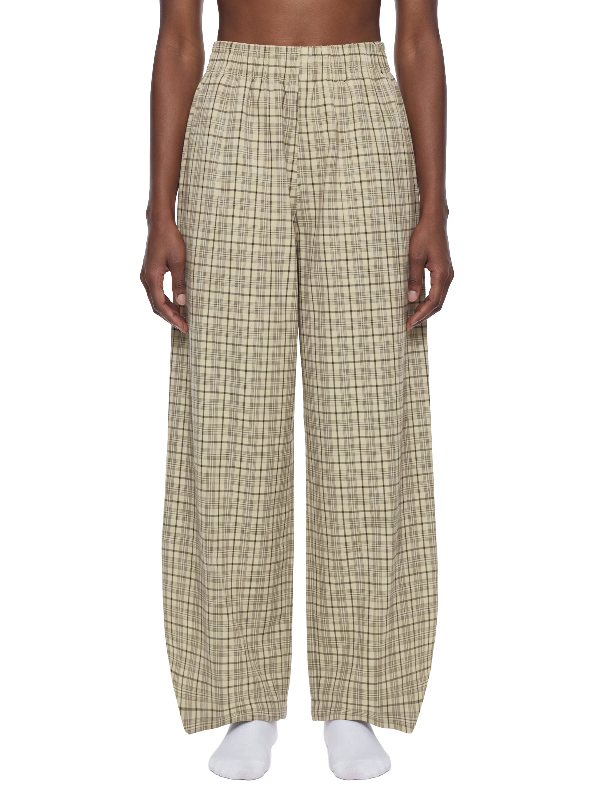 DREJ Studio Plaid Wide Leg Pants