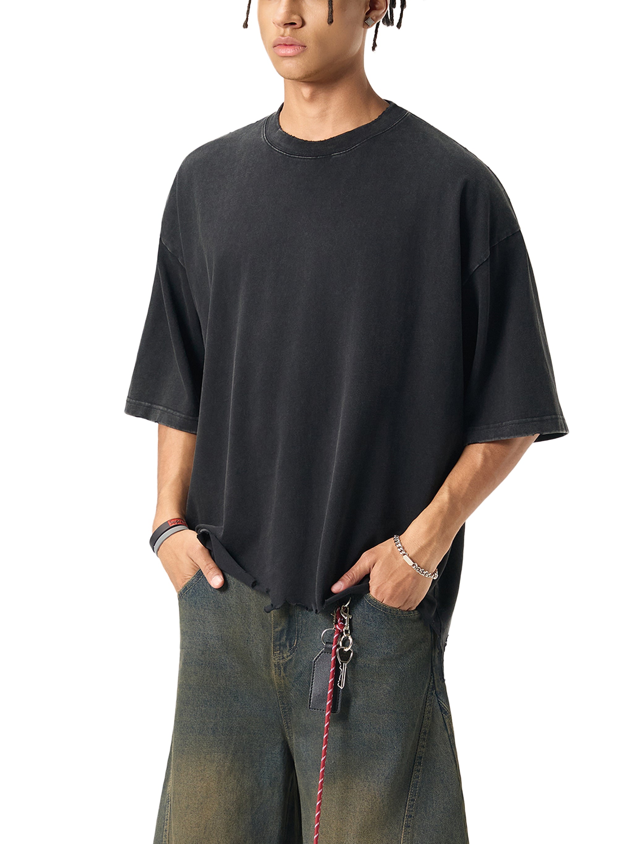 DREJ Studio Snow Wash Boxy Tee
