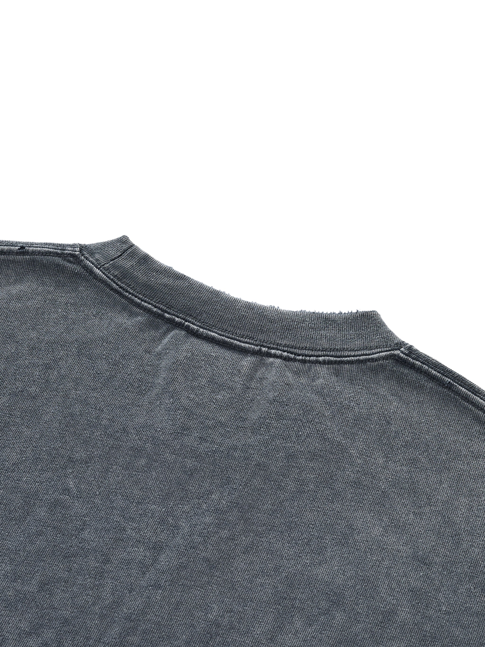 DREJ Studio Snow Wash Boxy Tee Ash Grey