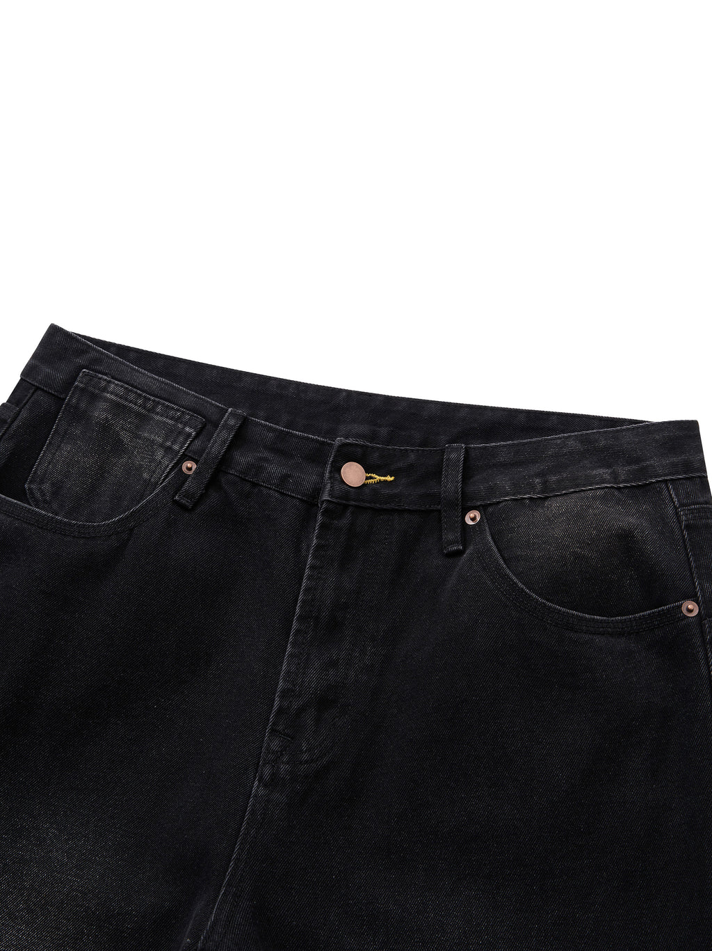 DREJ Studio Wide Leg Jeans Washed Black
