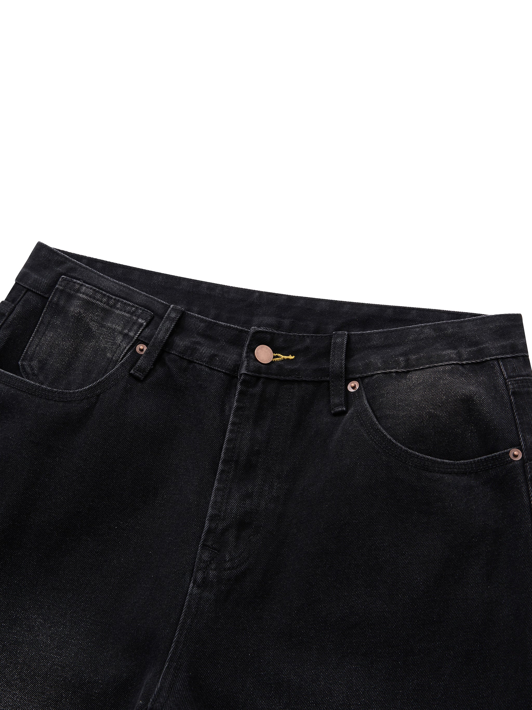 DREJ Studio Wide Leg Jeans Washed Black