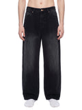 DREJ Studio Wide Leg Jeans Washed Black