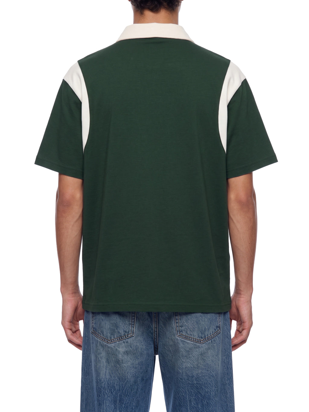 DREJ Contrast Quarter Zip Polo