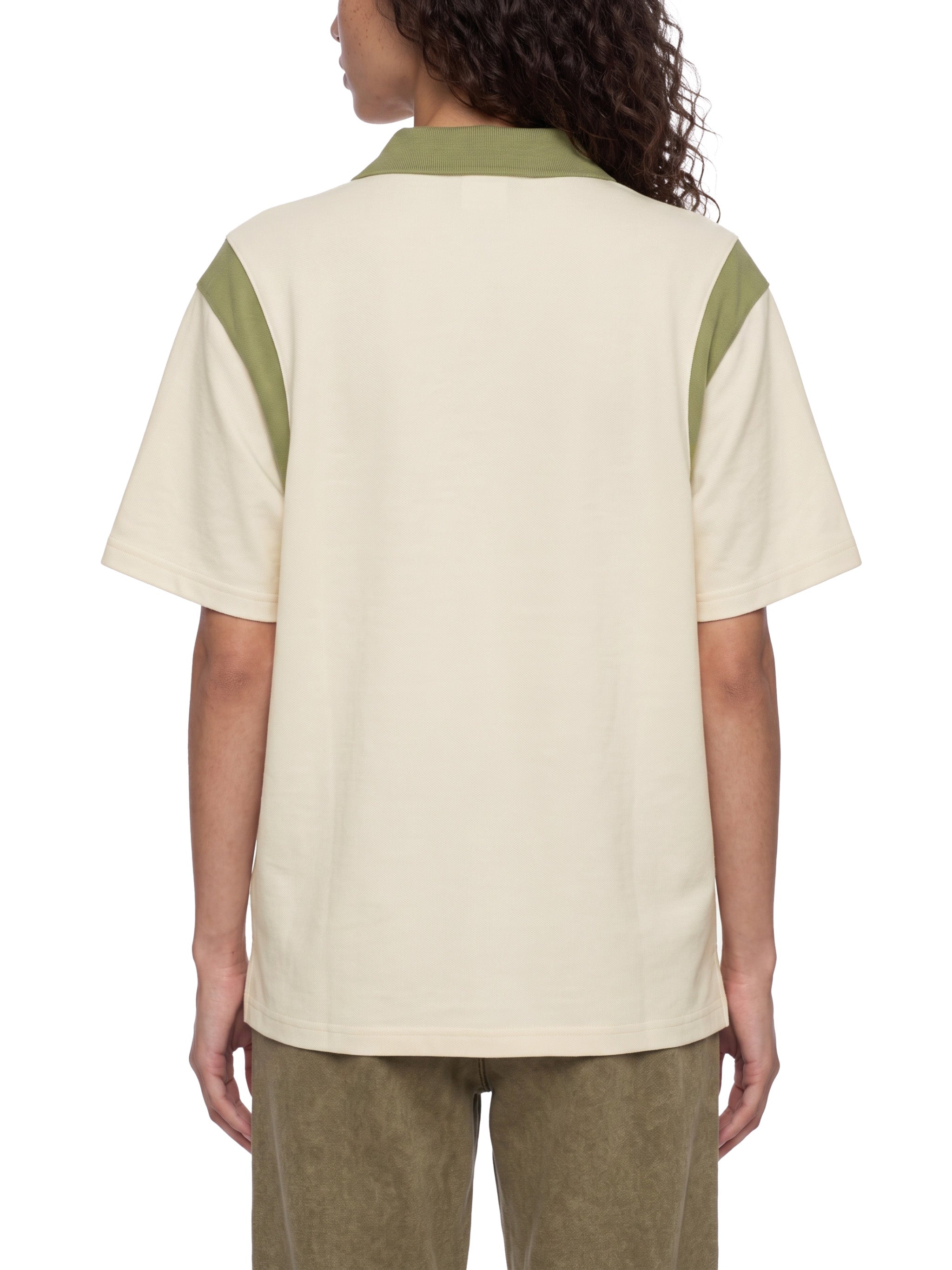 DREJ Contrast Quarter Zip Polo